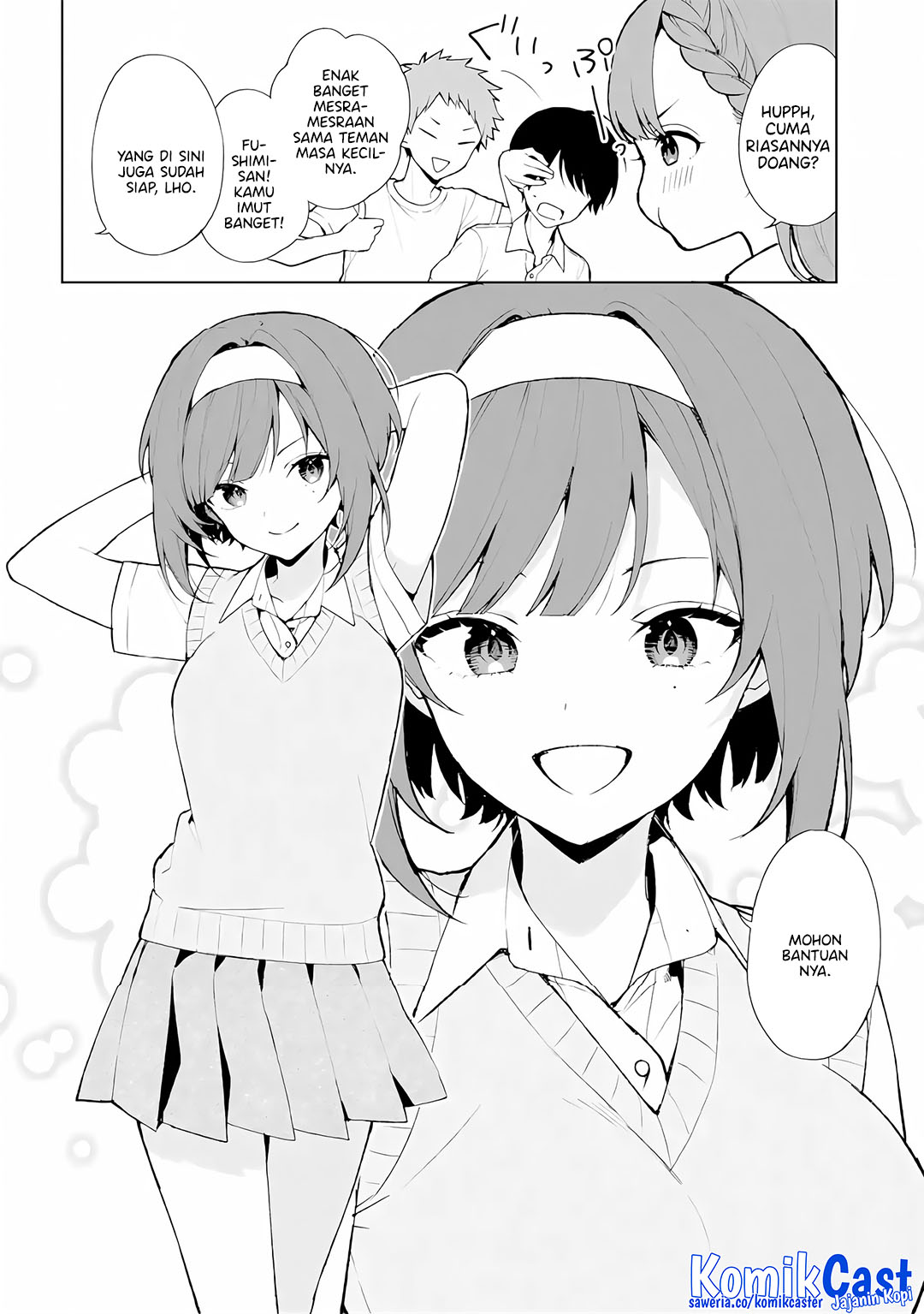 Chikan Saresou ni Natteiru S-kyuu Bishoujo wo Tasuketara Tonari no Seki no Osanajimi datta Chapter 77 Gambar 17