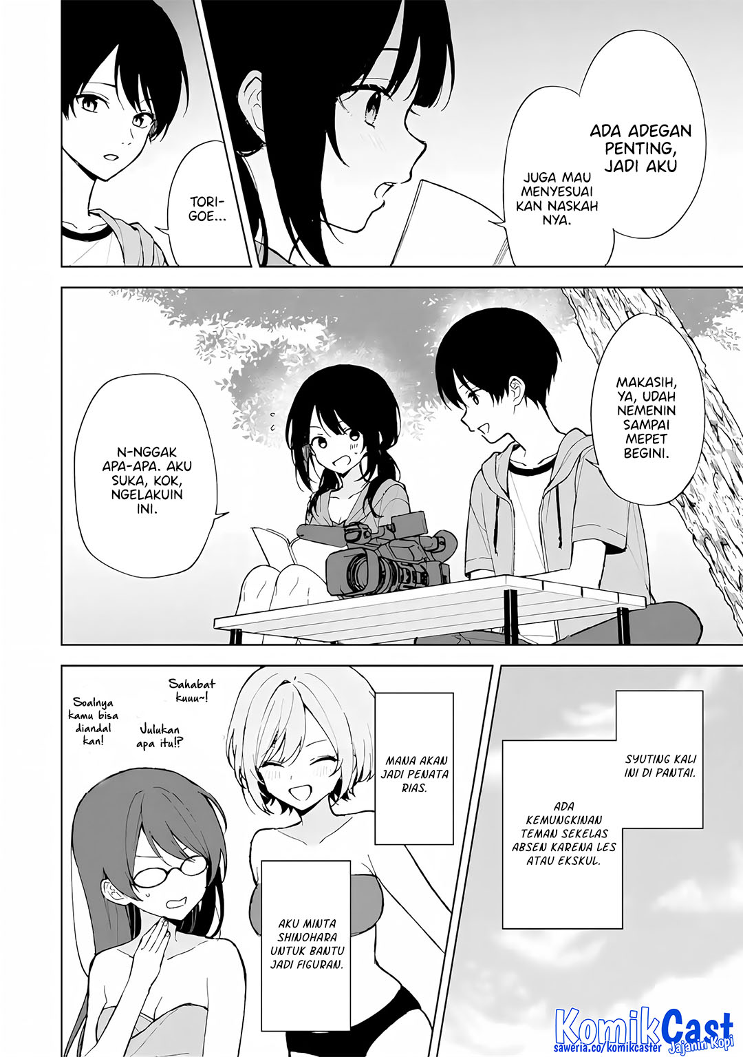 Chikan Saresou ni Natteiru S-kyuu Bishoujo wo Tasuketara Tonari no Seki no Osanajimi datta Chapter 79 Gambar 6