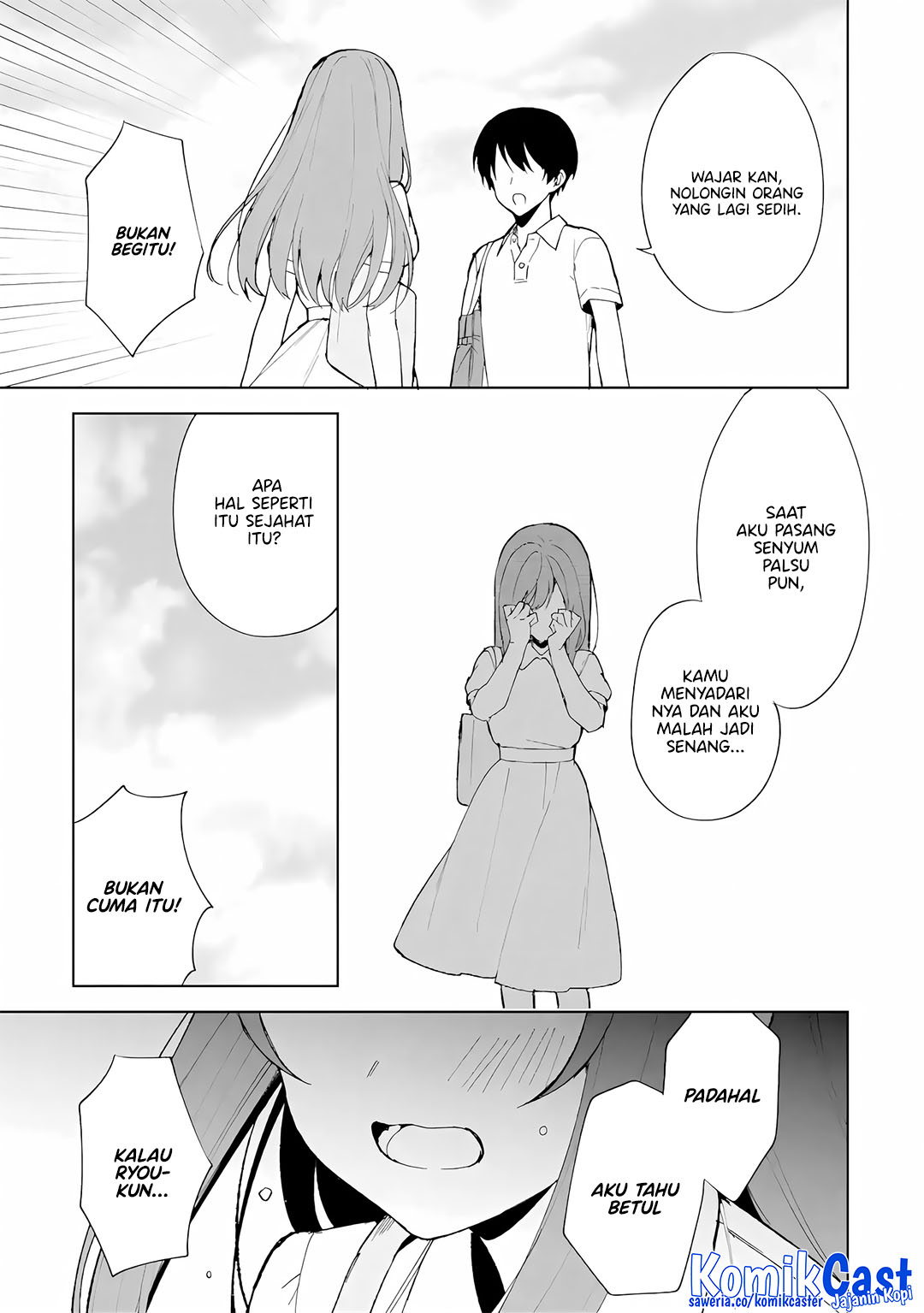 Chikan Saresou ni Natteiru S-kyuu Bishoujo wo Tasuketara Tonari no Seki no Osanajimi datta Chapter 82 Gambar 16