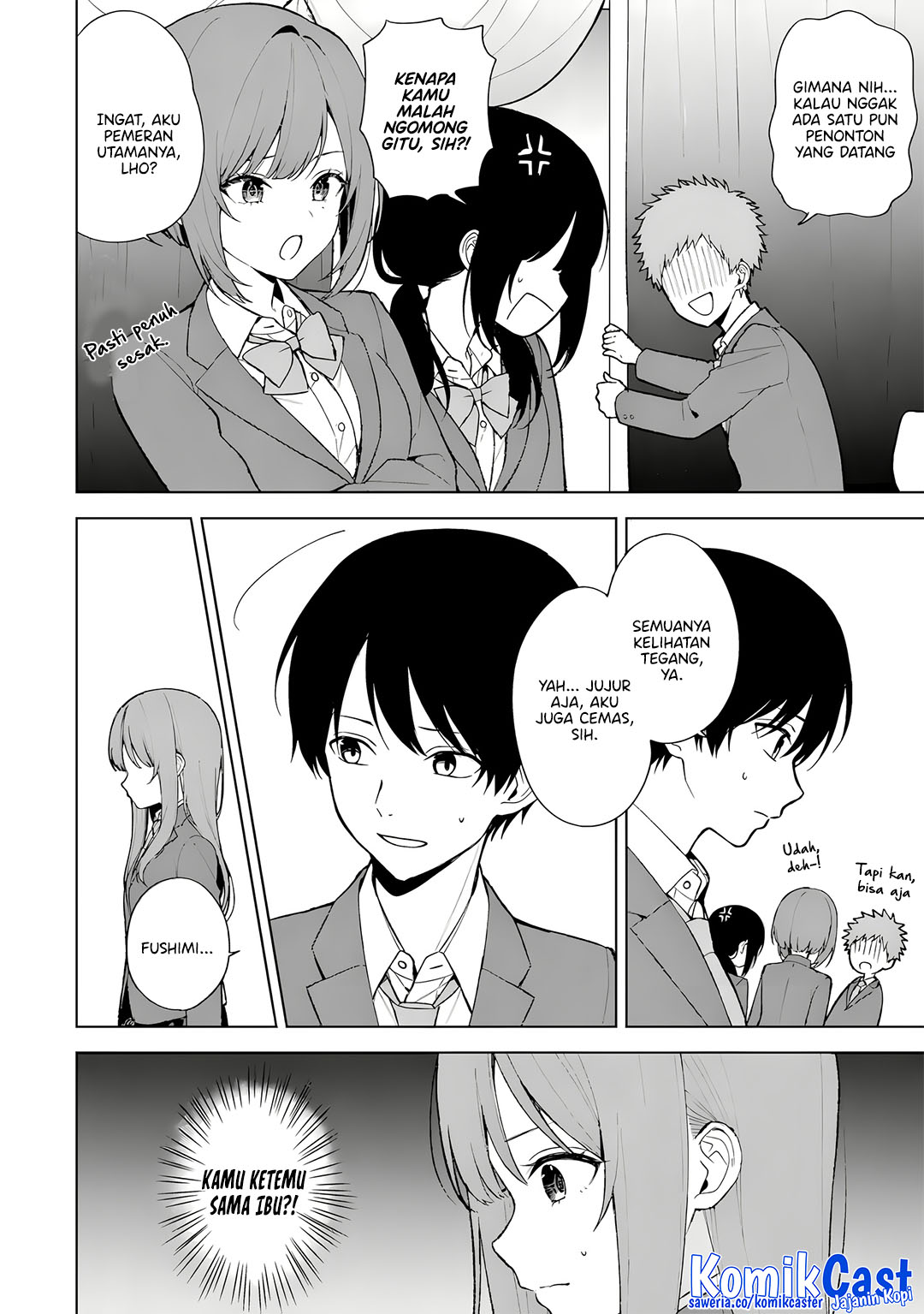 Chikan Saresou ni Natteiru S-kyuu Bishoujo wo Tasuketara Tonari no Seki no Osanajimi datta Chapter 88 Gambar 3