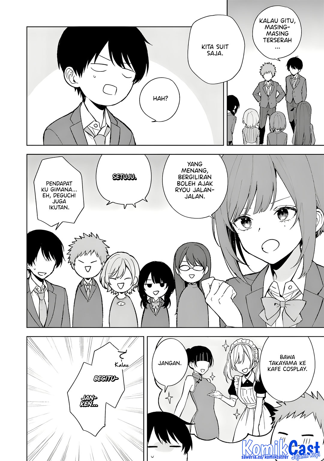 Chikan Saresou ni Natteiru S-kyuu Bishoujo wo Tasuketara Tonari no Seki no Osanajimi datta Chapter 88 Gambar 9