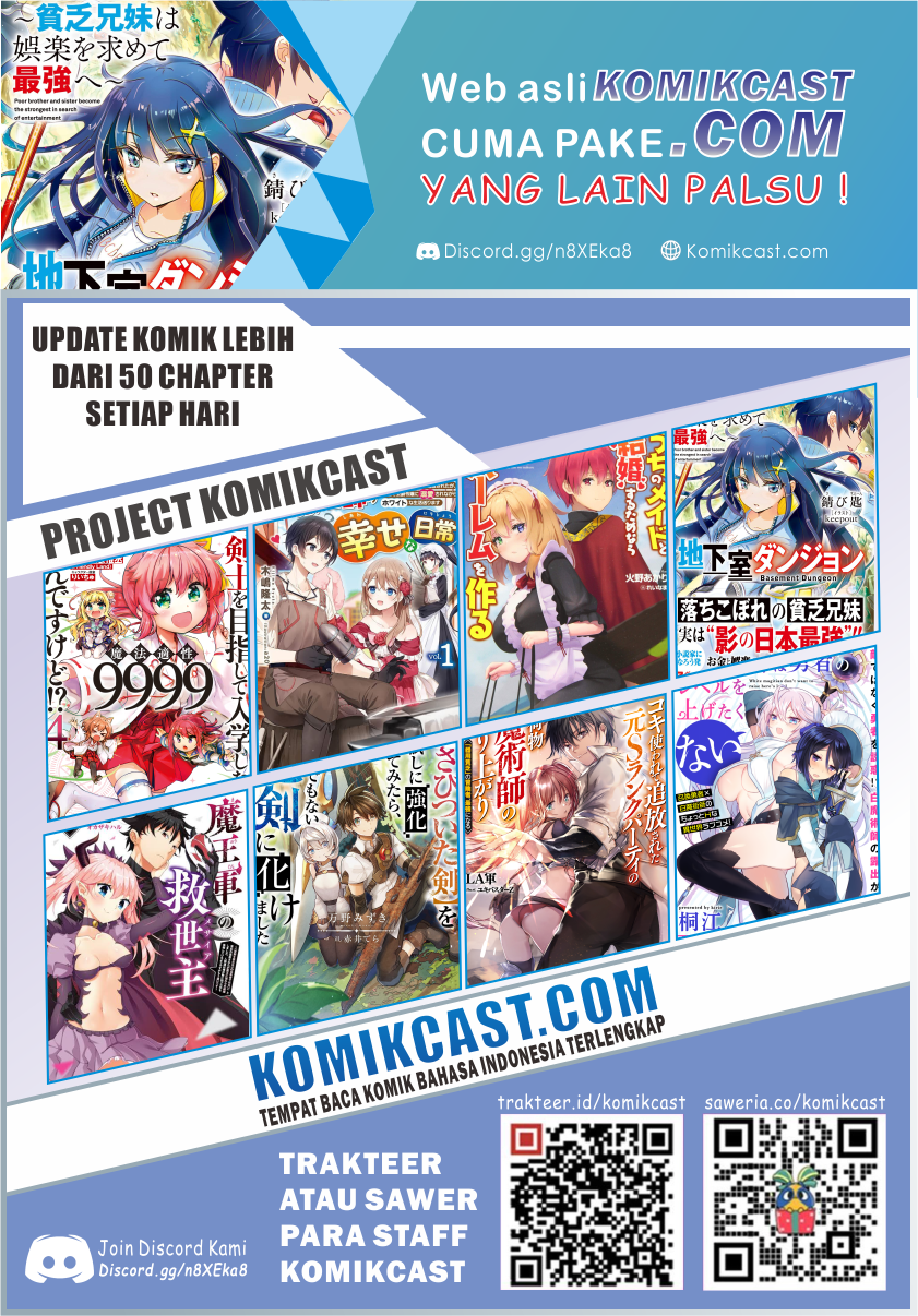 Chikashitsu Dungeon: Binbou Kyoudai wa Goraku o Motomete Saikyou e Chapter 04 Gambar 19