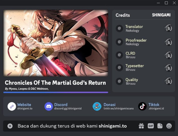 Chronicles Of The Martial God’s Return Chapter 131 Gambar 1