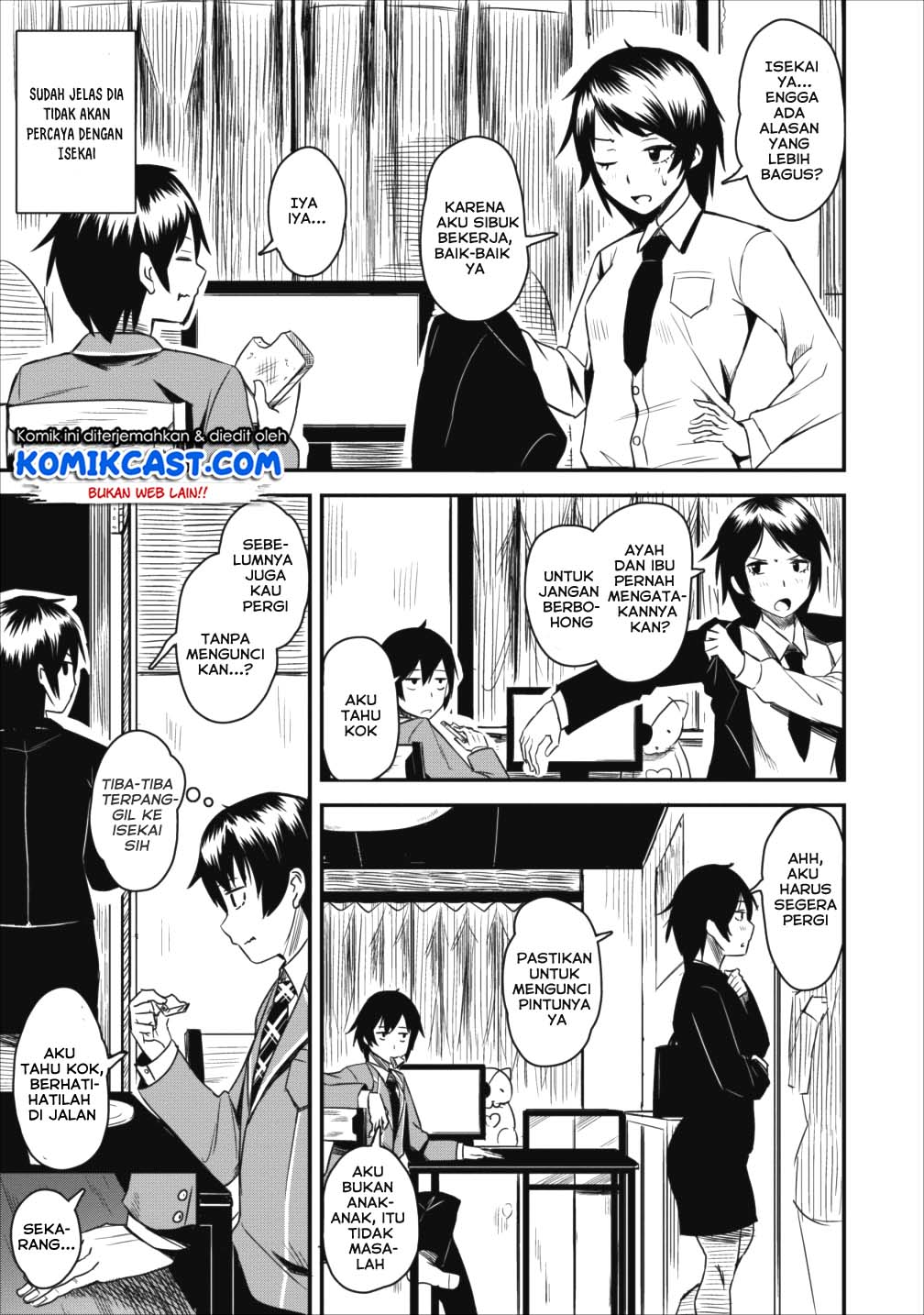 Class-goto Shuudan Teni Shimashita ga, ichiban Tsuyoi Ore wa Saijaku no Shounin ni Gisouchuu Chapter 01 Gambar 9