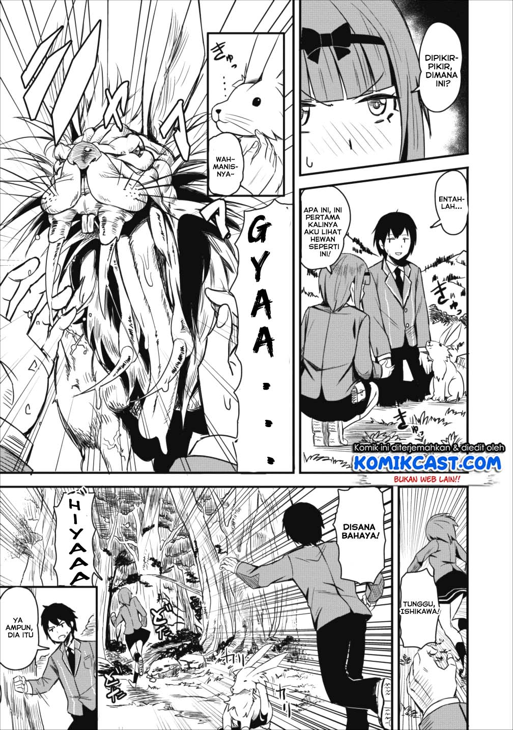 Class-goto Shuudan Teni Shimashita ga, ichiban Tsuyoi Ore wa Saijaku no Shounin ni Gisouchuu Chapter 01 Gambar 19
