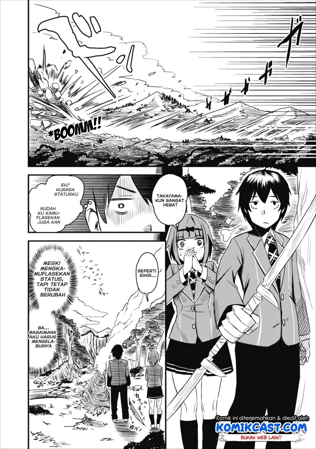 Class-goto Shuudan Teni Shimashita ga, ichiban Tsuyoi Ore wa Saijaku no Shounin ni Gisouchuu Chapter 01 Gambar 26