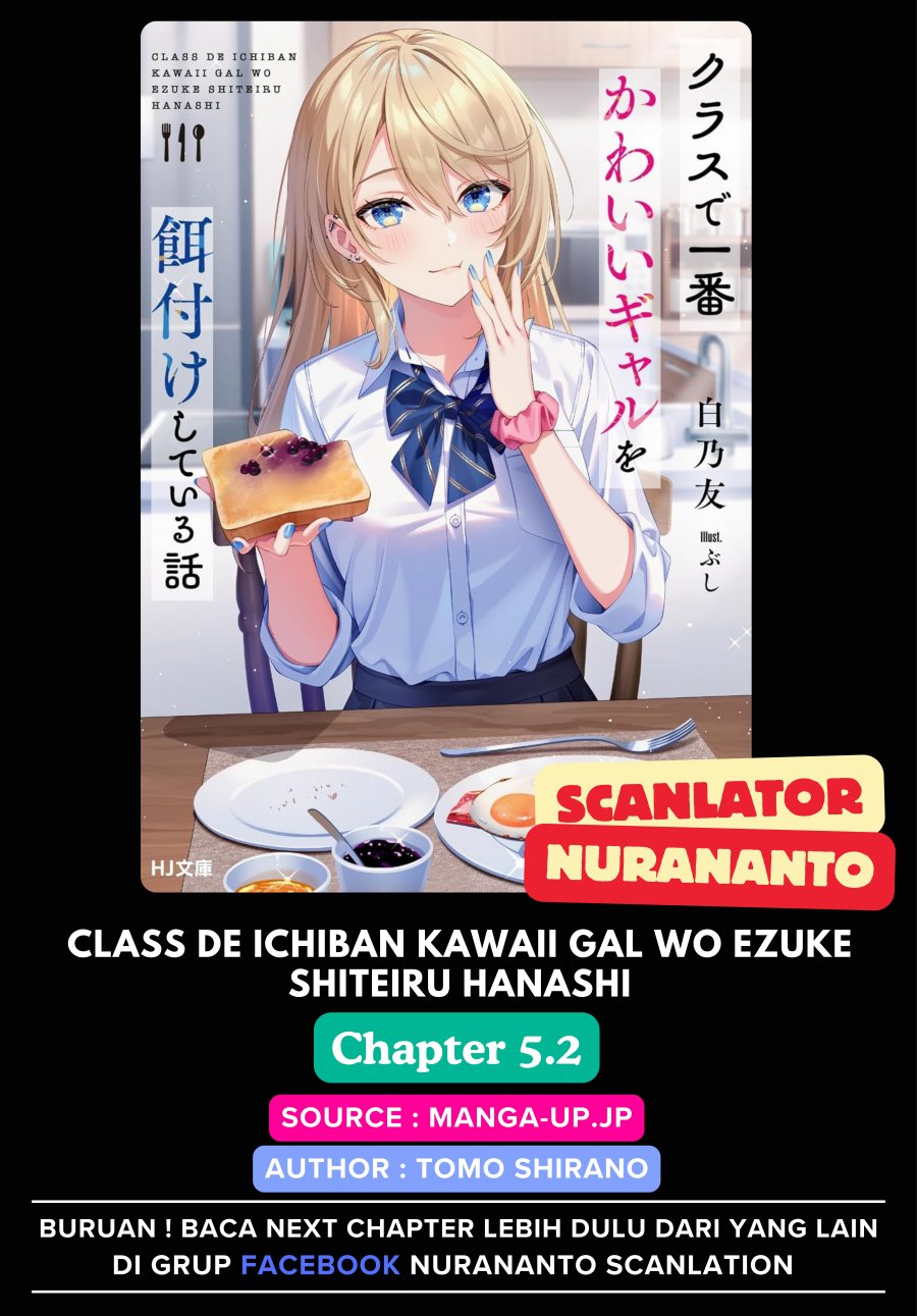 Class de Ichiban Kawaii Gal wo Ezuke Shiteiru Hanashi Chapter 05.2 Gambar 1