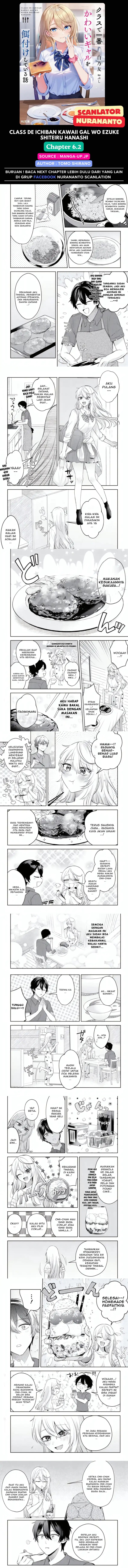 Class de Ichiban Kawaii Gal wo Ezuke Shiteiru Hanashi Chapter 06.2 Gambar 1