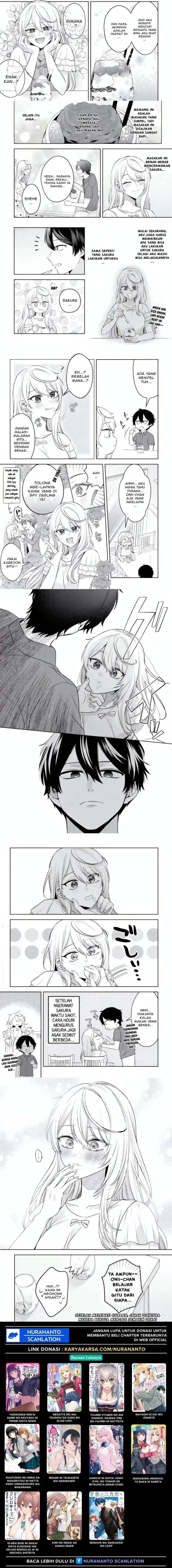 Class de Ichiban Kawaii Gal wo Ezuke Shiteiru Hanashi Chapter 06.2 Gambar 2