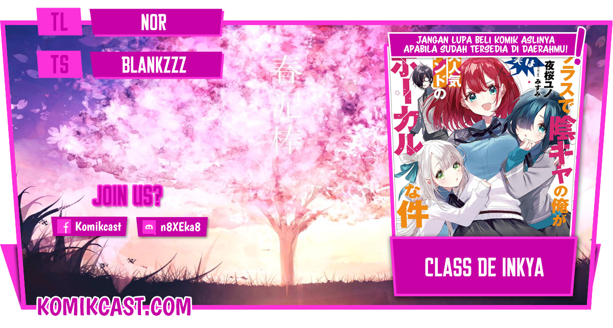 Class de Inkya no Ore ga Jitsu wa Daininki Band no Vocal na Ken Chapter 10 Gambar 1
