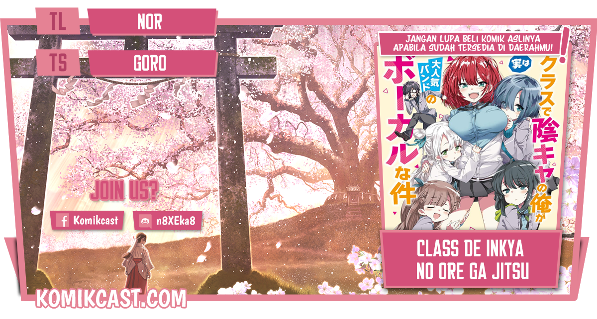 Class de Inkya no Ore ga Jitsu wa Daininki Band no Vocal na Ken Chapter 12 Gambar 1