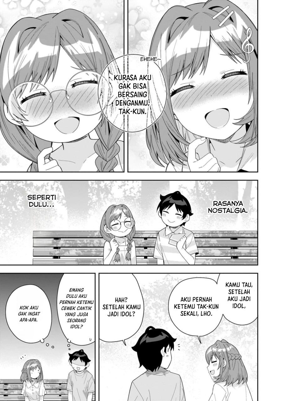 Classmate no Moto Idol ga, Tonikaku Kyodou Fushin Nan desu Chapter 15 Gambar 3