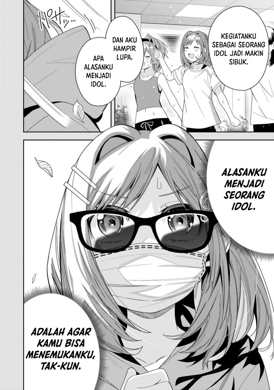 Classmate no Moto Idol ga, Tonikaku Kyodou Fushin Nan desu Chapter 15 Gambar 8