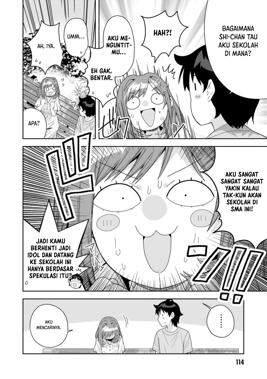 Classmate no Moto Idol ga, Tonikaku Kyodou Fushin Nan desu Chapter 15 Gambar 14