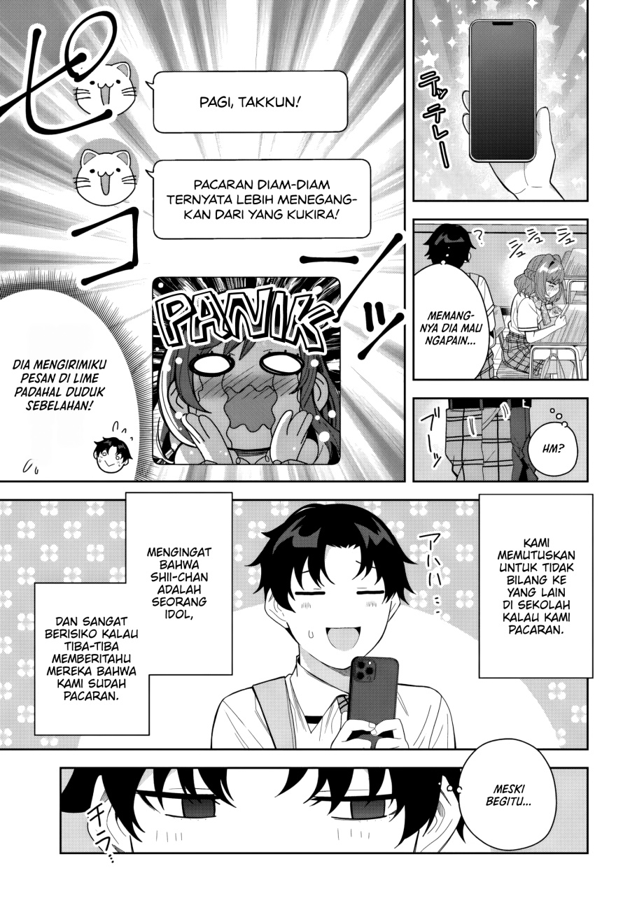 Classmate no Moto Idol ga, Tonikaku Kyodou Fushin Nan desu Chapter 24 Gambar 9