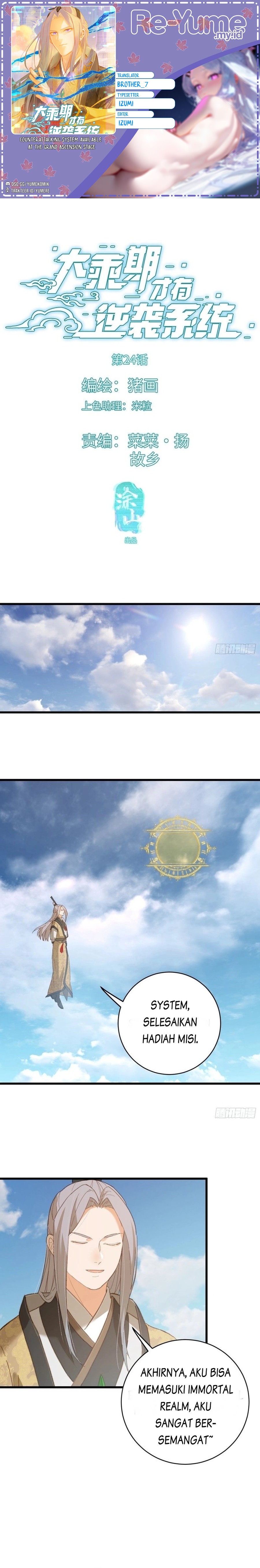 Counterattacking System Available At The Grand Ascension Stage Chapter 24 Gambar 1