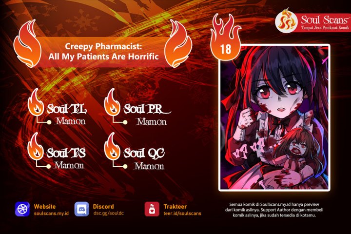 Creepy Pharmacist: All My Patients Are Horrific Chapter 18 Gambar 1