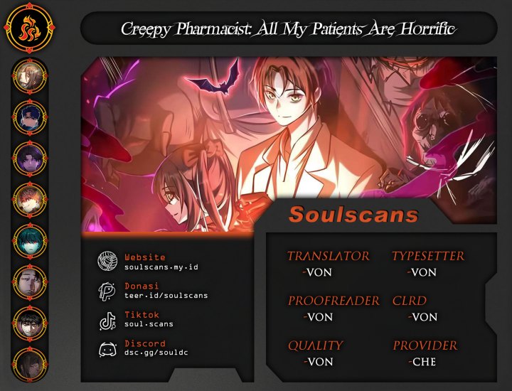 Creepy Pharmacist: All My Patients Are Horrific Chapter 22 Gambar 1
