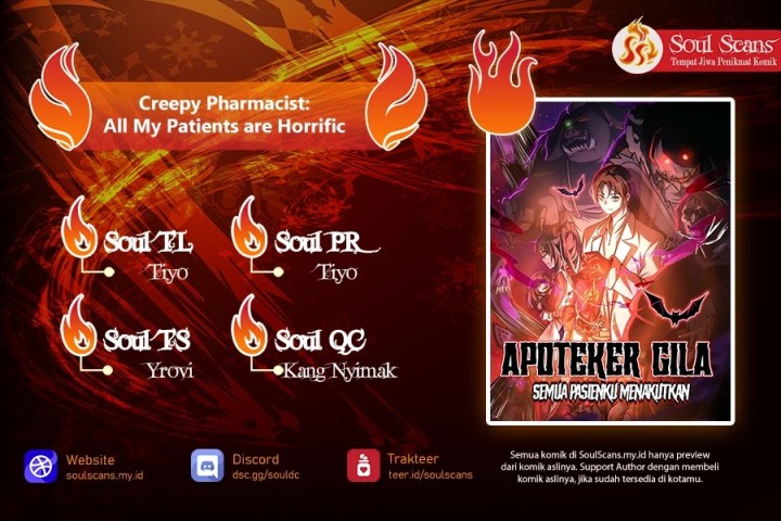 Creepy Pharmacist: All My Patients Are Horrific Chapter 51 Gambar 1