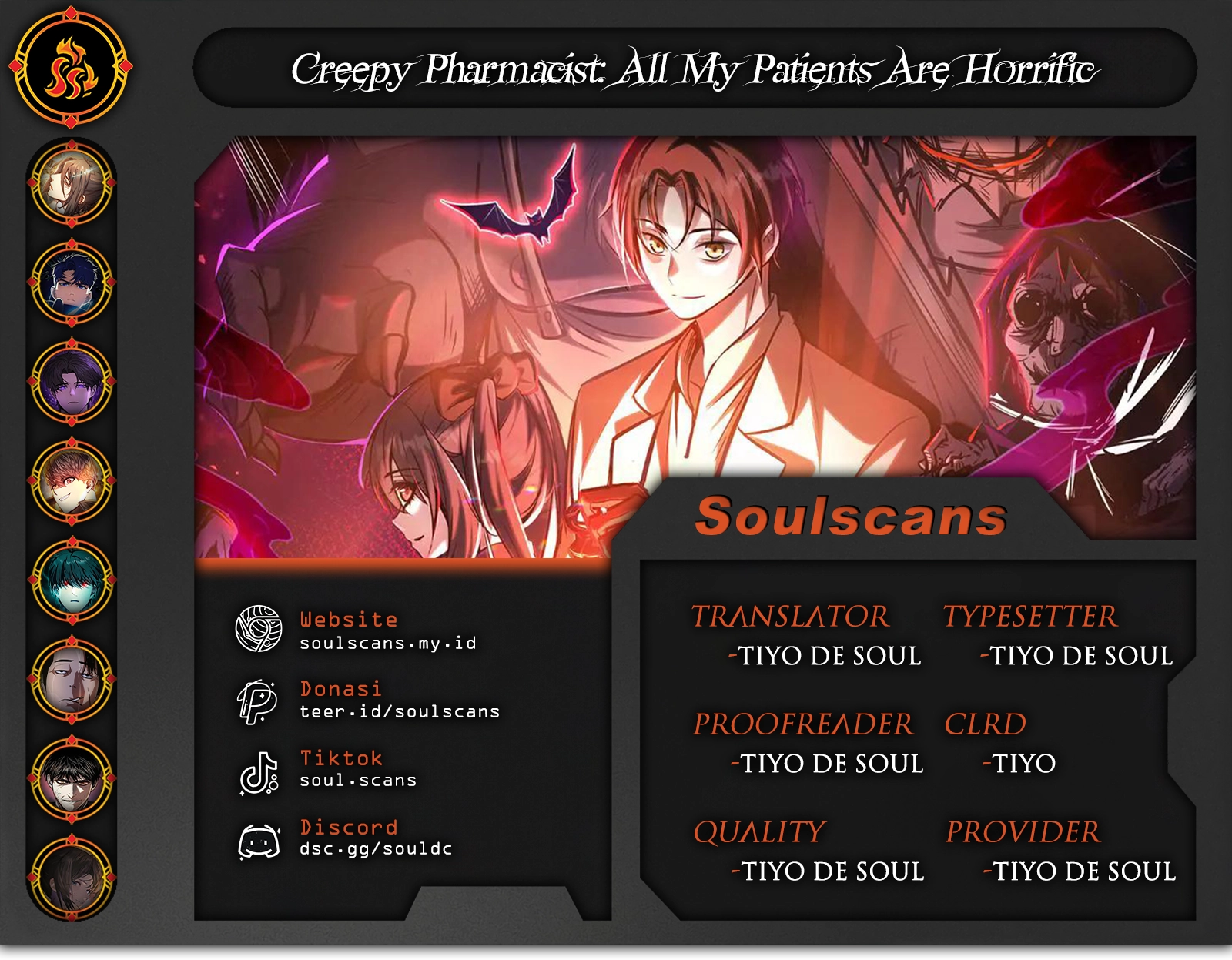 Creepy Pharmacist: All My Patients Are Horrific Chapter 54 Gambar 1