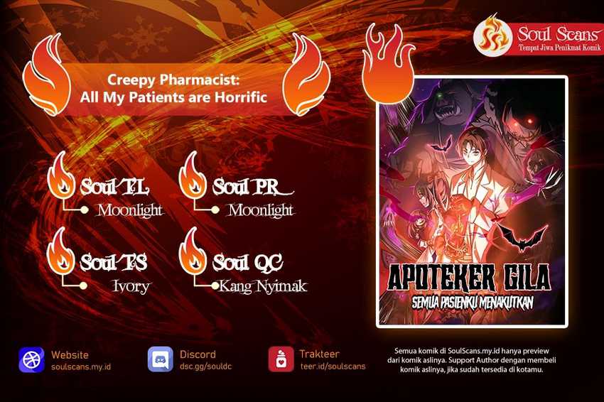 Creepy Pharmacist: All My Patients Are Horrific Chapter 59 Gambar 1