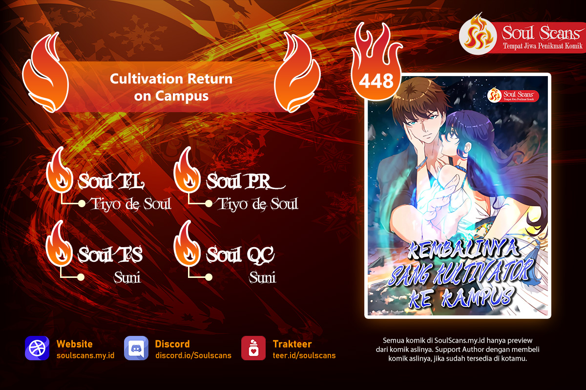 Cultivation Return on Campus Chapter 448 Gambar 1