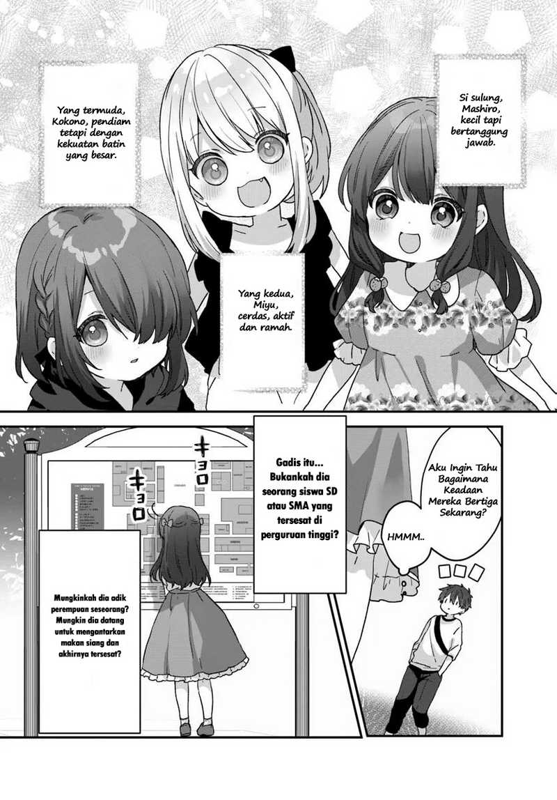 Daigaku Nyuugakuji Kara Uwasa Sareteita Bishoujo San Shimai, Ikiwakareteita Gimai Datta. Chapter 01 Gambar 10