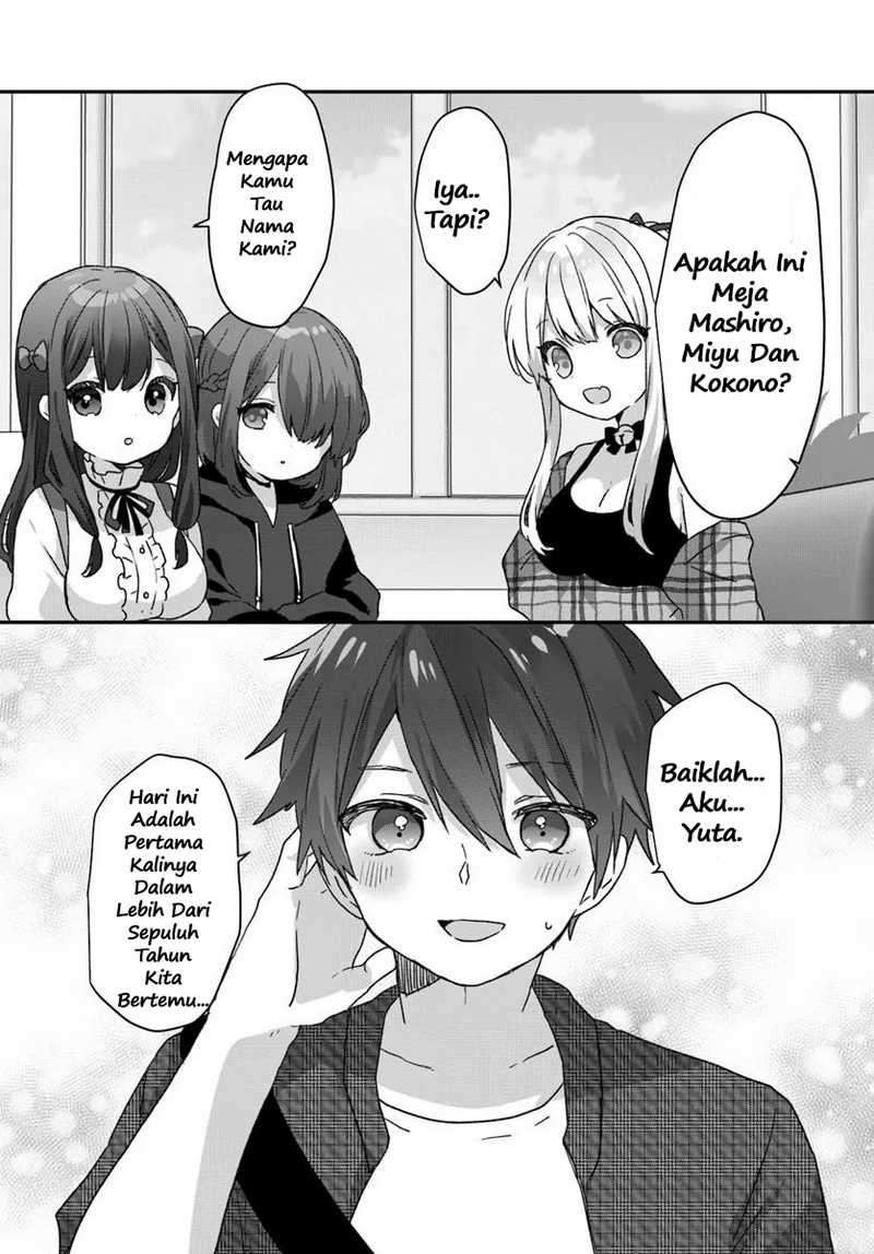 Daigaku Nyuugakuji Kara Uwasa Sareteita Bishoujo San Shimai, Ikiwakareteita Gimai Datta. Chapter 01 Gambar 42