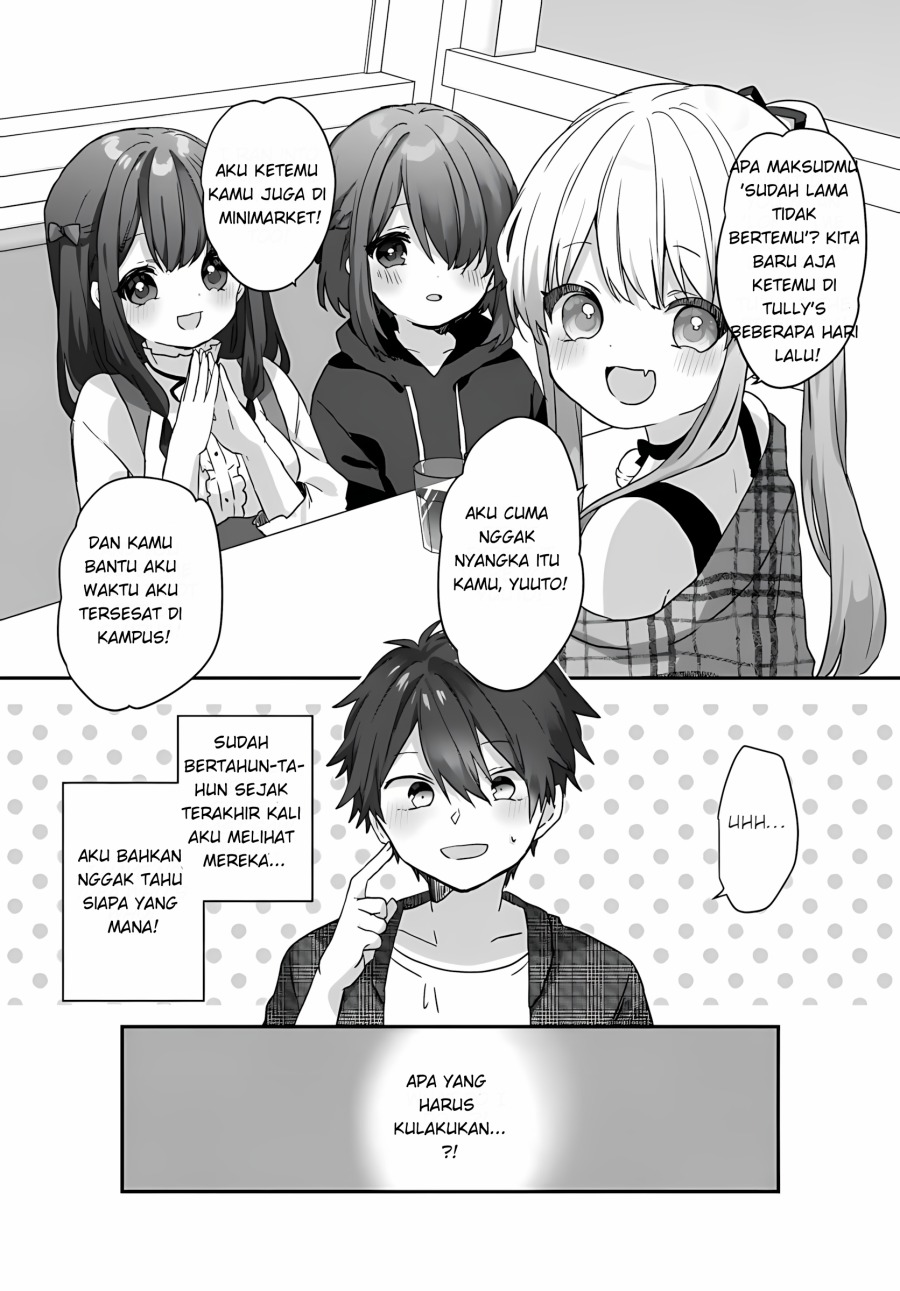 Daigaku Nyuugakuji Kara Uwasa Sareteita Bishoujo San Shimai, Ikiwakareteita Gimai Datta. Chapter 02.1 Gambar 6