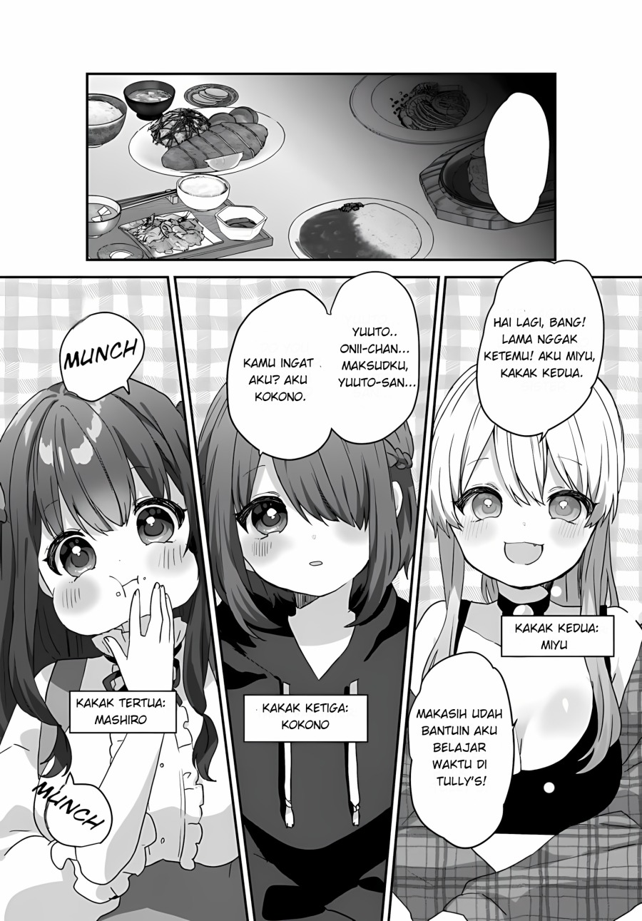 Daigaku Nyuugakuji Kara Uwasa Sareteita Bishoujo San Shimai, Ikiwakareteita Gimai Datta. Chapter 02.1 Gambar 7