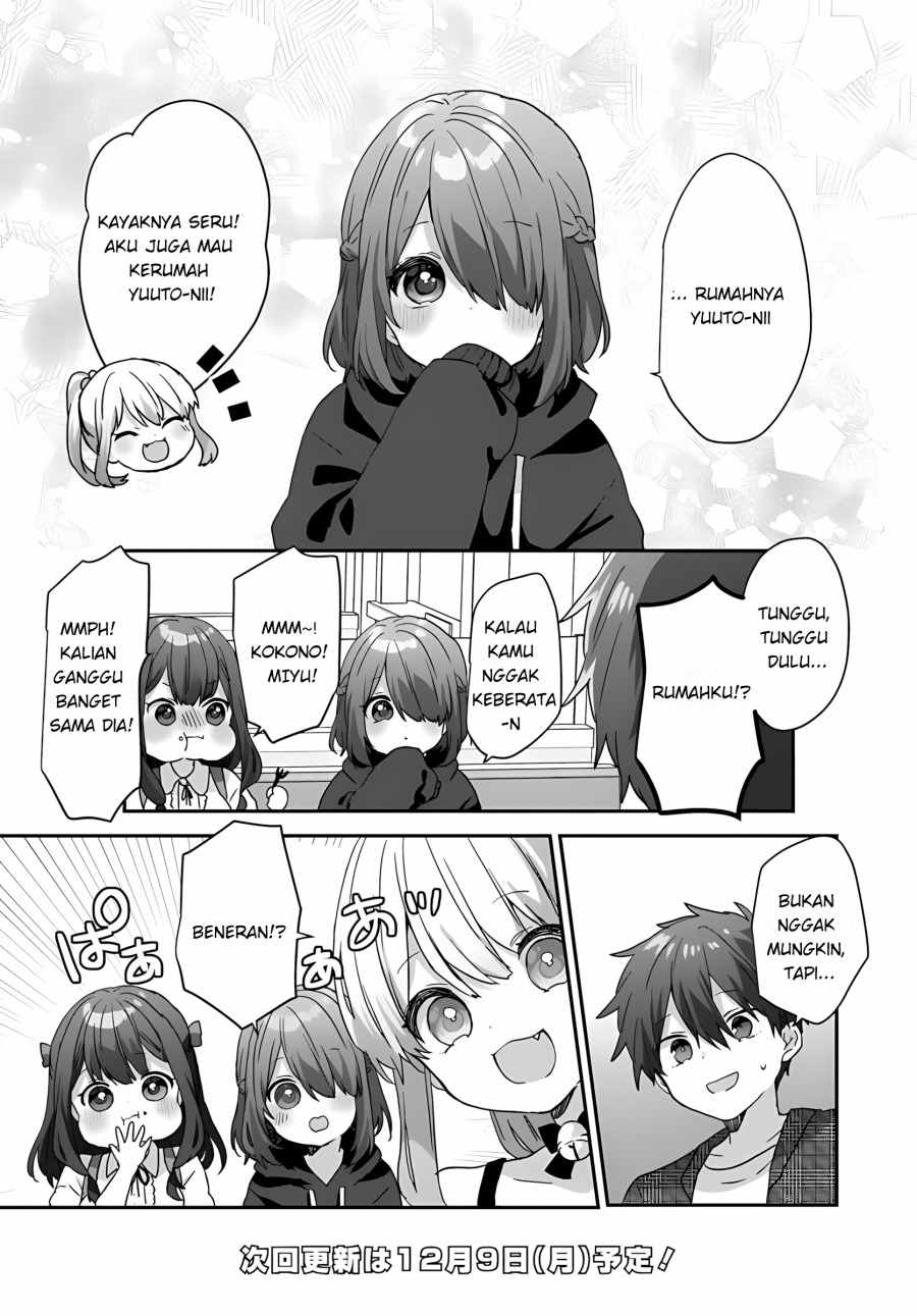 Daigaku Nyuugakuji Kara Uwasa Sareteita Bishoujo San Shimai, Ikiwakareteita Gimai Datta. Chapter 02.1 Gambar 11