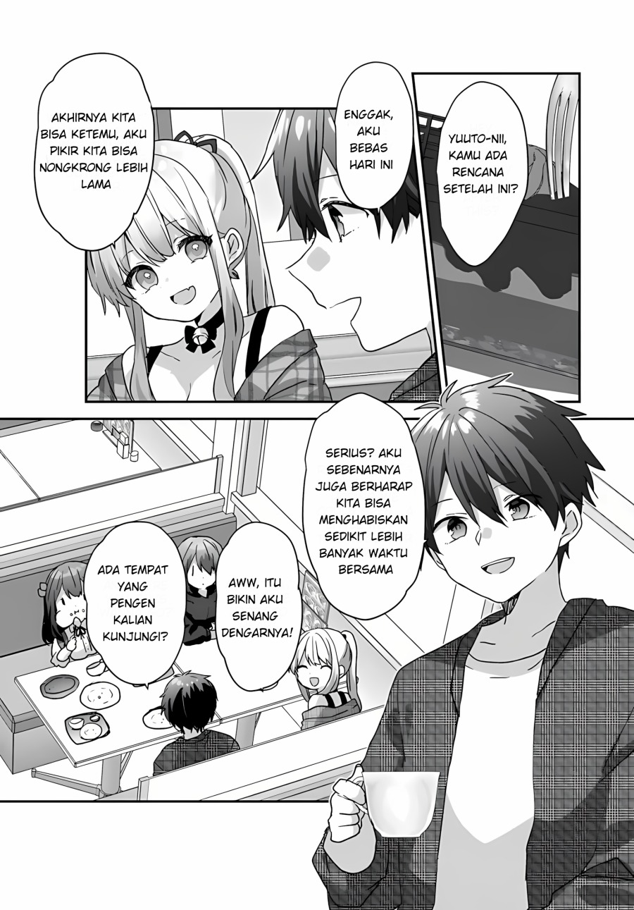 Daigaku Nyuugakuji Kara Uwasa Sareteita Bishoujo San Shimai, Ikiwakareteita Gimai Datta. Chapter 02.1 Gambar 12