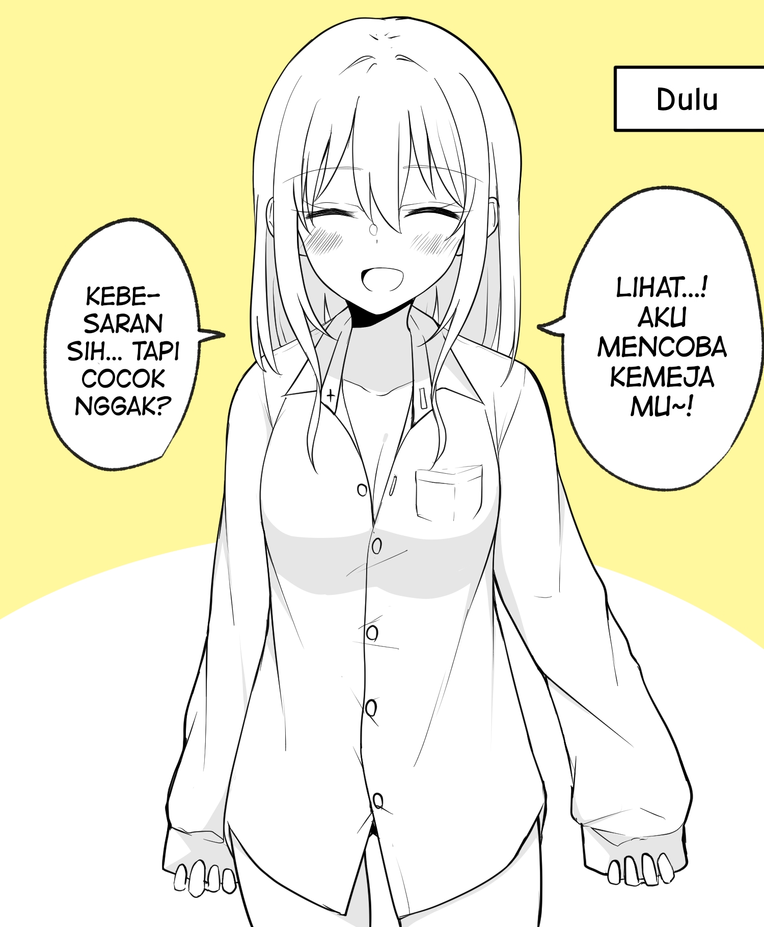 Daily Life of a Couple in Which the Boyfriend Became a Girl One Day Chapter 02 Gambar 1