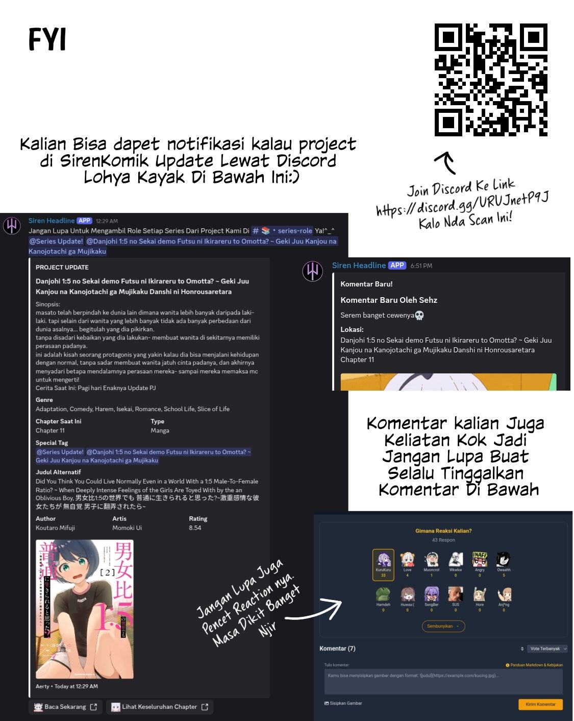 Danjohi 1:5 no Sekai demo Futsu ni Ikirareru to Omotta? ~ Geki Juu Kanjou na Kanojotachi ga Mujikaku Danshi ni Honrousaretara Chapter 12 Gambar 40