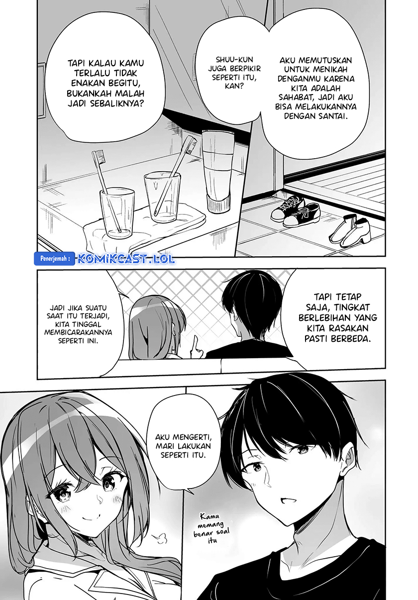 Danshi dato Omotteita Osananajimi to no Shinkon Seikatsu ga Umakuiki sugiru Kudan ni Tsuite Chapter 02 Gambar 22