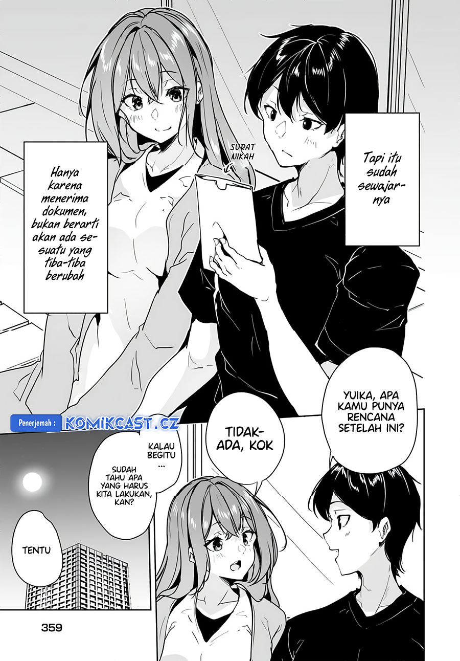 Danshi dato Omotteita Osananajimi to no Shinkon Seikatsu ga Umakuiki sugiru Kudan ni Tsuite Chapter 10 Gambar 34