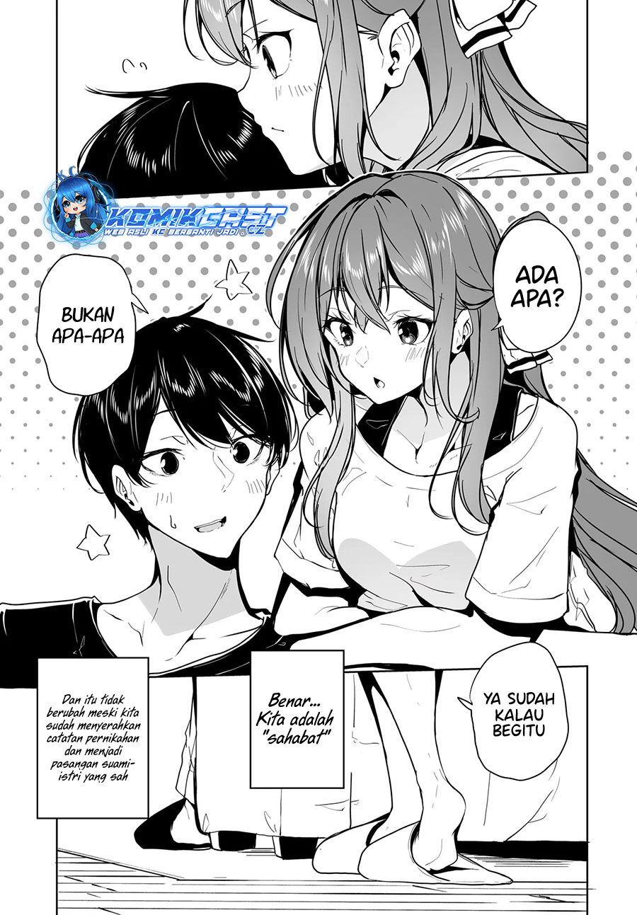 Danshi dato Omotteita Osananajimi to no Shinkon Seikatsu ga Umakuiki sugiru Kudan ni Tsuite Chapter 11 Gambar 6