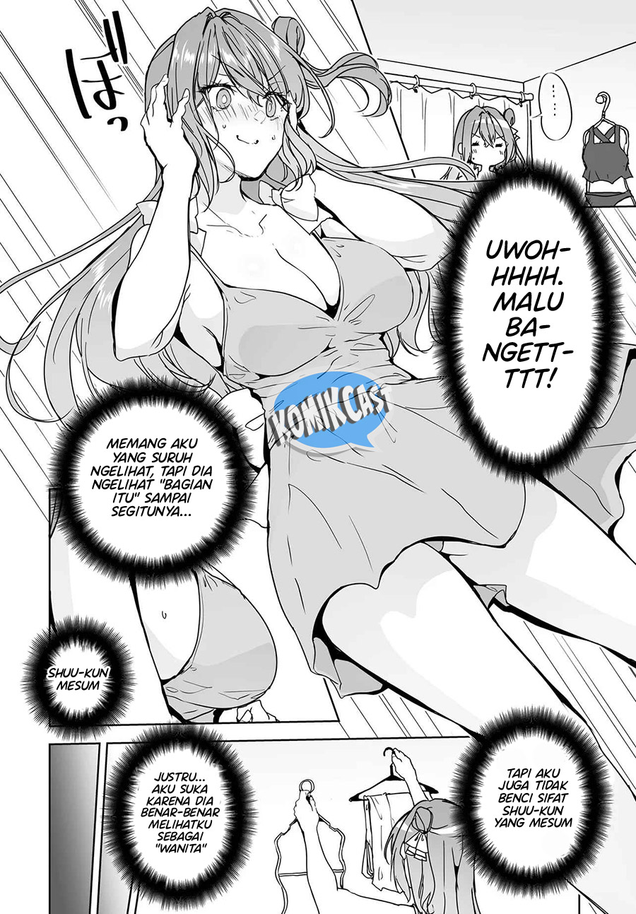 Danshi dato Omotteita Osananajimi to no Shinkon Seikatsu ga Umakuiki sugiru Kudan ni Tsuite Chapter 13 Gambar 23