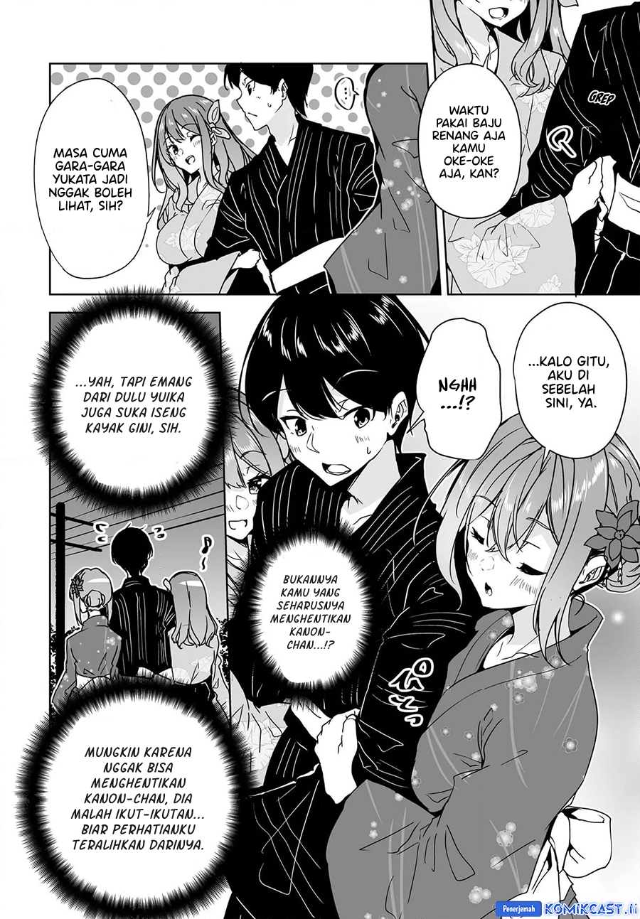 Danshi dato Omotteita Osananajimi to no Shinkon Seikatsu ga Umakuiki sugiru Kudan ni Tsuite Chapter 18 Gambar 5