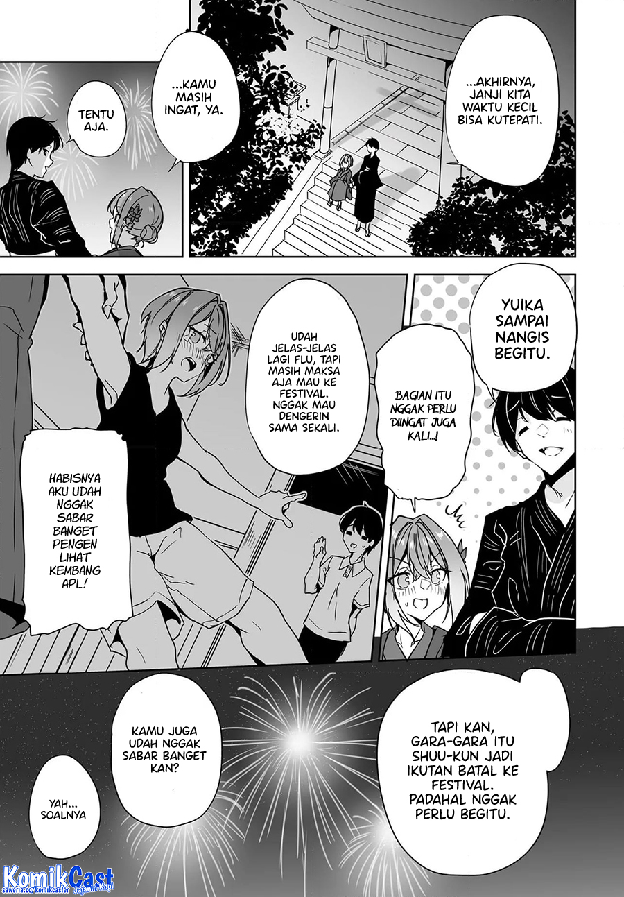 Danshi dato Omotteita Osananajimi to no Shinkon Seikatsu ga Umakuiki sugiru Kudan ni Tsuite Chapter 18 Gambar 20