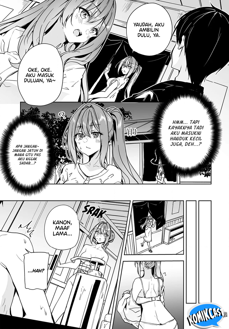 Danshi dato Omotteita Osananajimi to no Shinkon Seikatsu ga Umakuiki sugiru Kudan ni Tsuite Chapter 19 Gambar 4