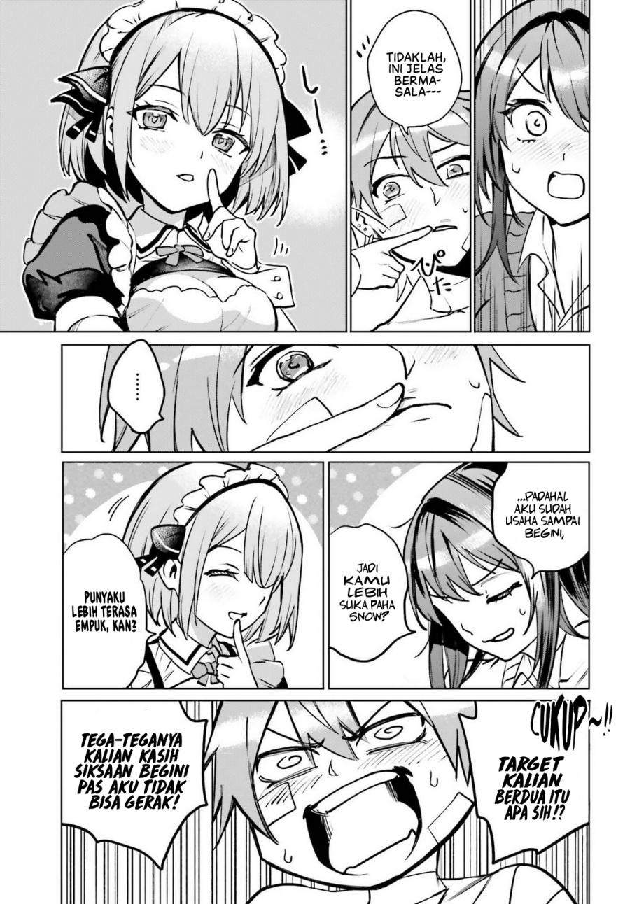 Danshi Kinsei Game Sekai de Ore ga Yarubeki Yuiitsu no Koto – Yuri no Ma ni Hasamaru Otoko to Shite Tensei shite shimaimashita Chapter 11 Gambar 29