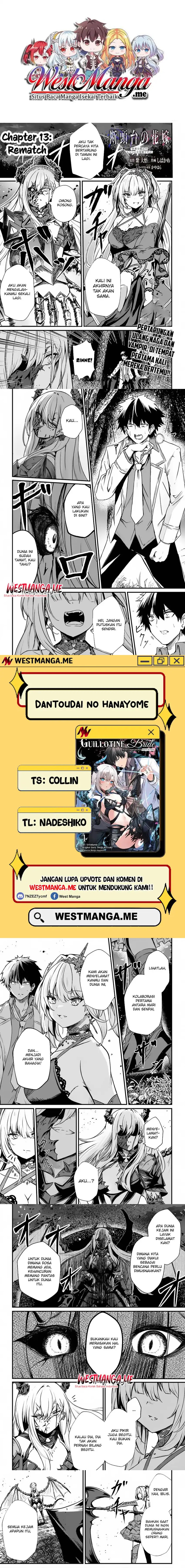 Dantoudai no Hanayome – Sekai wo Horobosu Futsutsuka na Tatsuki desu ga Chapter 13 Gambar 1