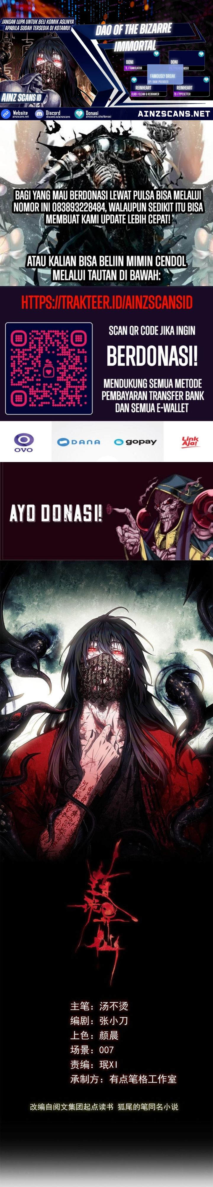 Dao of the Bizarre Immortal Chapter 34 Gambar 1