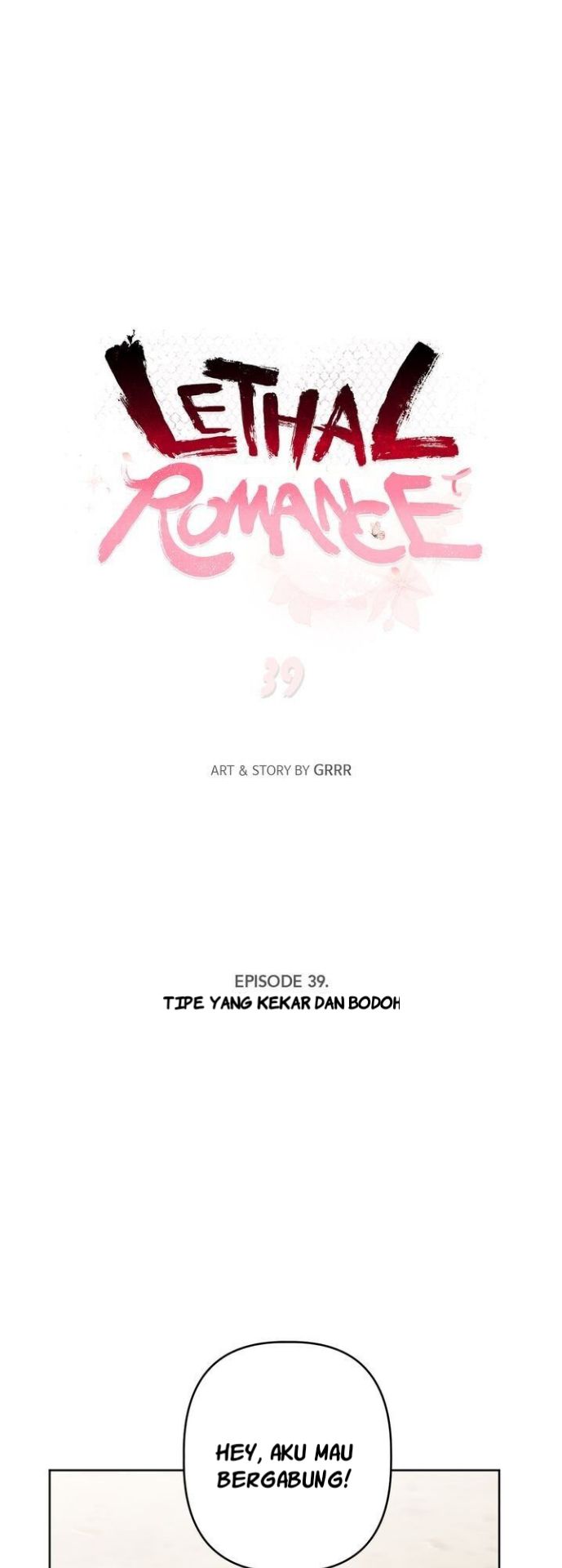 Deadly VS Romance (Lethal Romance) Chapter 39 Gambar 12