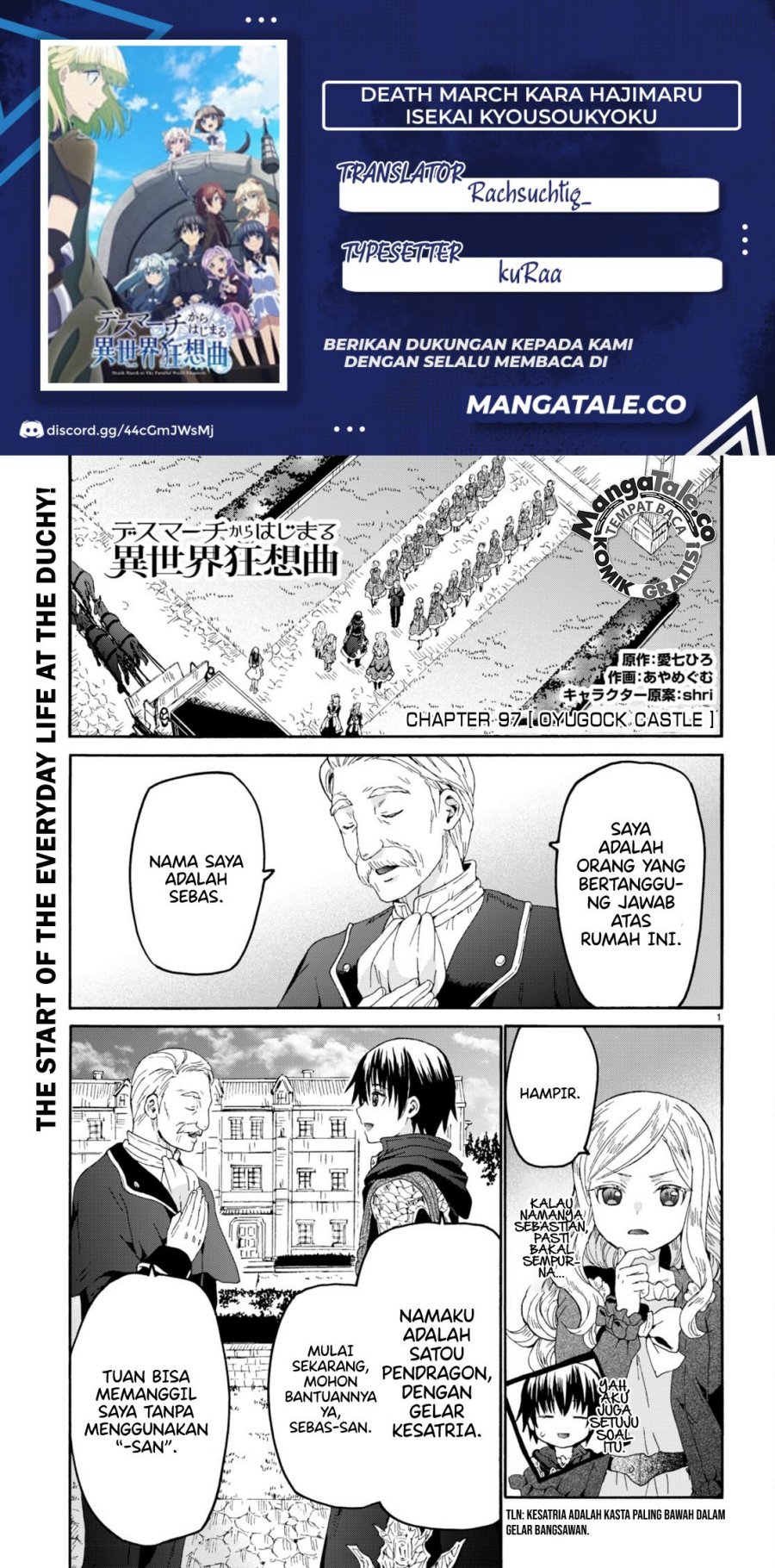 Death March Kara Hajimaru Isekai Kyousoukyoku Chapter 97 Gambar 1