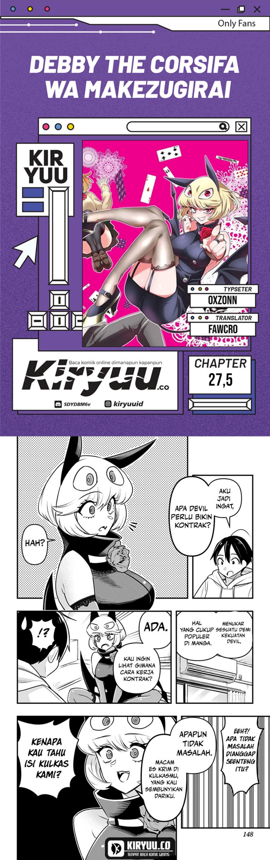 Debby the Corsifa wa Makezugirai Chapter 27.5 Gambar 1