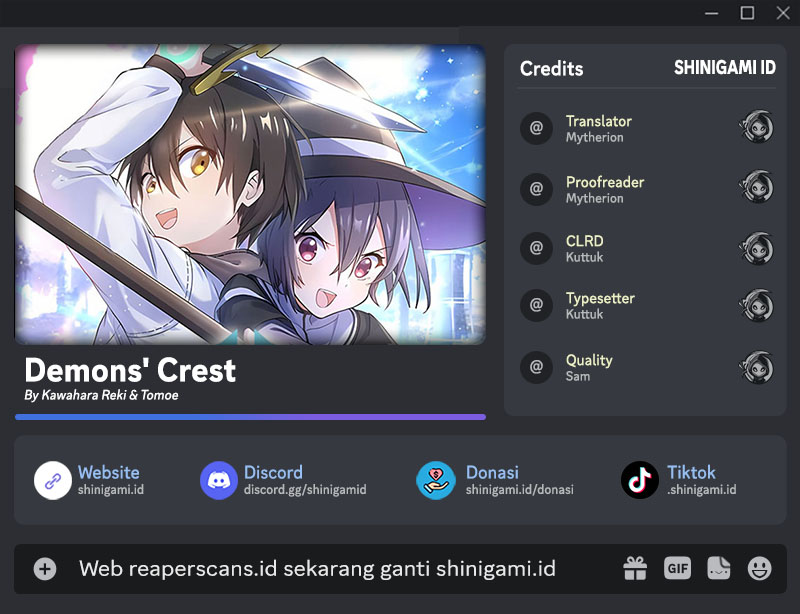 Demons’ Crest Chapter 16 Gambar 1