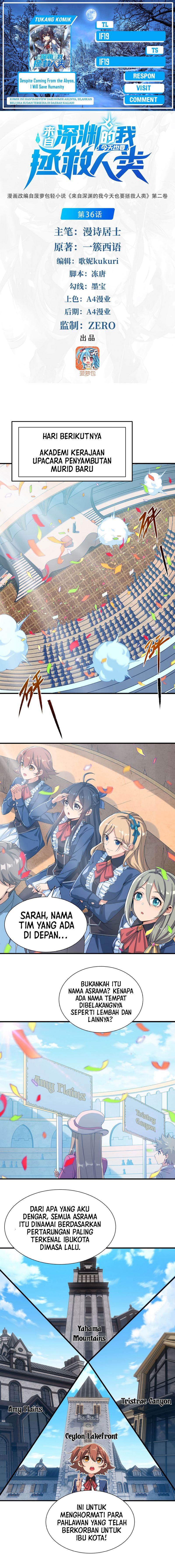Despite Coming From The Abyss, I Will Save Humanity Chapter 36 Gambar 1
