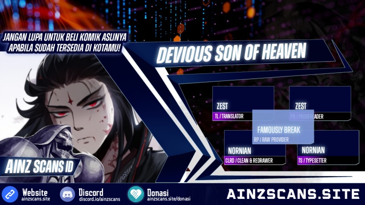 Devious Son Of Heaven Chapter 08 Gambar 1